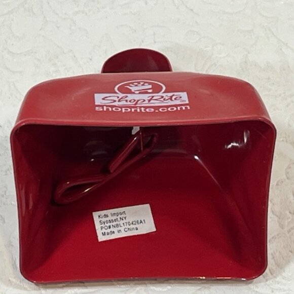 ShopRite Supermarket Red Promotional Advertising Cow Bell Decor Collectible 3" - Picture 2 of 12